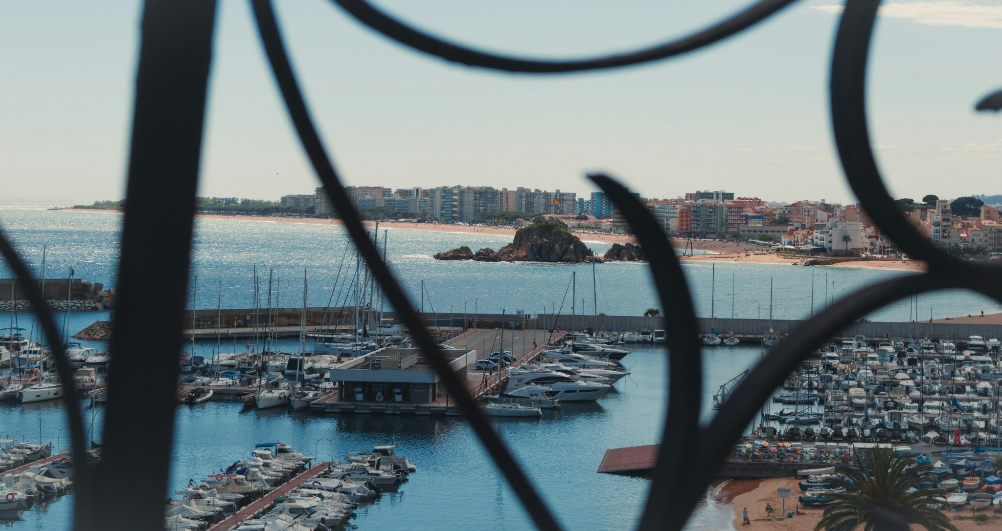 Frente marítimo y puerto de Blanes